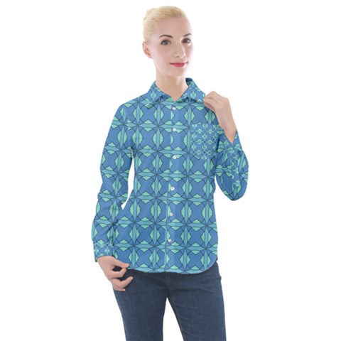 Df Antonio Veneziano Women s Long Sleeve Pocket Shirt by deformigo