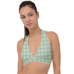 Df Codenoors Zimber Halter Plunge Bikini Top by deformigo