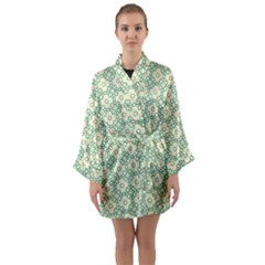 Df Codenoors Zimber Long Sleeve Satin Kimono by deformigo