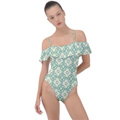 Df Codenoors Zimber Frill Detail One Piece Swimsuit by deformigo