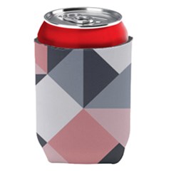 Pink, Gray, And White Geometric Can Holder