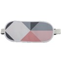 Pink, Gray, and White Geometric Rounded Waist Pouch View2