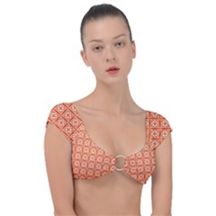 Df Union Valenti Cap Sleeve Ring Bikini Top by deformigo