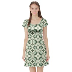 Df Agnosia Velis Short Sleeve Skater Dress by deformigo