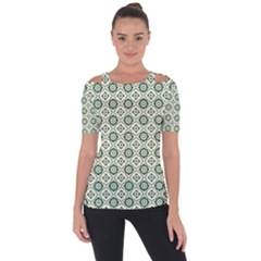 Df Agnosia Velis Shoulder Cut Out Short Sleeve Top by deformigo