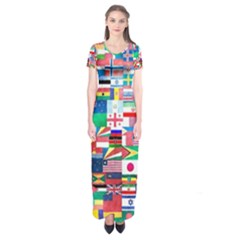 International Short Sleeve Maxi Dress by mccallacoulture