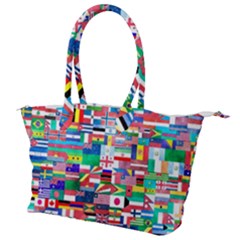 International Canvas Shoulder Bag by mccallacoulture