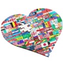 International Wooden Puzzle Heart View3