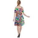 International Cut Out Shoulders Chiffon Dress View2