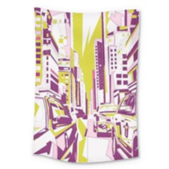 City Street Large Tapestry by mccallacoulture