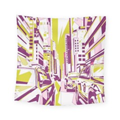 City Street Square Tapestry (small) by mccallacoulture