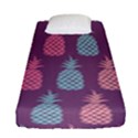 Pineapple Wallpaper Pattern 1462307008mhe Fitted Sheet (Single Size) View1