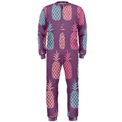 Pineapple Wallpaper Pattern 1462307008mhe Onepiece Jumpsuit (men)  by Sobalvarro