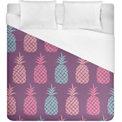 Pineapple Wallpaper Pattern 1462307008mhe Duvet Cover (king Size) by Sobalvarro