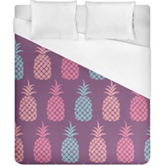 Pineapple Wallpaper Pattern 1462307008mhe Duvet Cover (california King Size) by Sobalvarro