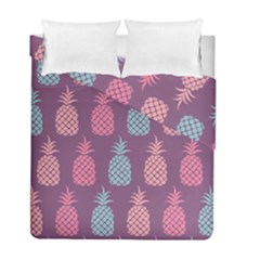 Pineapple Wallpaper Pattern 1462307008mhe Duvet Cover Double Side (full/ Double Size) by Sobalvarro