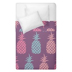 Pineapple Wallpaper Pattern 1462307008mhe Duvet Cover Double Side (single Size) by Sobalvarro