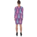 Pineapple Wallpaper Pattern 1462307008mhe Asymmetric Cut-Out Shift Dress View2