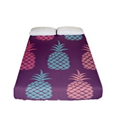 Pineapple Wallpaper Pattern 1462307008mhe Fitted Sheet (full/ Double Size) by Sobalvarro