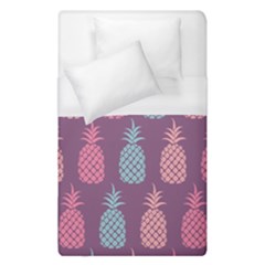 Pineapple Wallpaper Pattern 1462307008mhe Duvet Cover (single Size) by Sobalvarro