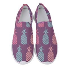 Pineapple Wallpaper Pattern 1462307008mhe Women s Slip On Sneakers by Sobalvarro