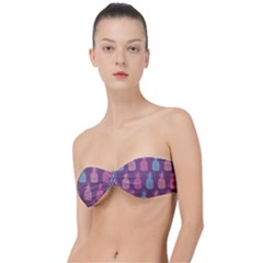 Pineapple Wallpaper Pattern 1462307008mhe Classic Bandeau Bikini Top 