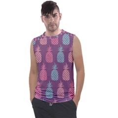 Pineapple Wallpaper Pattern 1462307008mhe Men s Regular Tank Top