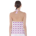 Background Flowers Multicolor Purple Babydoll Tankini Top View2