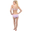 Background Flowers Multicolor Purple Layered Top Bikini Set View2