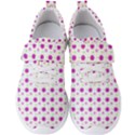 Background Flowers Multicolor Purple Men s Velcro Strap Shoes View1