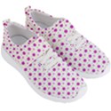 Background Flowers Multicolor Purple Men s Velcro Strap Shoes View3