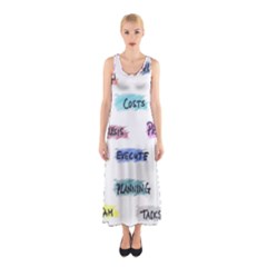 Strategy Communication Sleeveless Maxi Dress