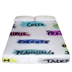 Strategy Communication Fitted Sheet (king Size) by HermanTelo