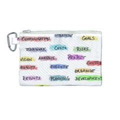 Strategy Communication Canvas Cosmetic Bag (medium)