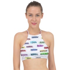 Strategy Communication Racer Front Bikini Top