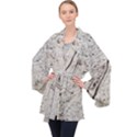 Beach Sand Long Sleeve Velvet Kimono  View1