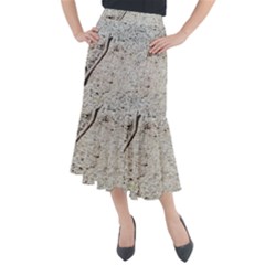 Beach Sand Midi Mermaid Skirt