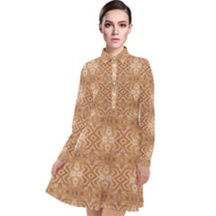 Ab 173 Long Sleeve Chiffon Shirt Dress by ArtworkByPatrick