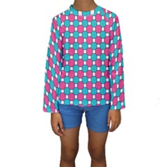 Df Hippin Whistler Kids  Long Sleeve Swimwear by deformigo