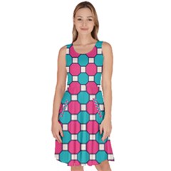 Df Hippin Whistler Knee Length Skater Dress With Pockets