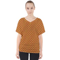 Rby 117 V-neck Dolman Drape Top by ArtworkByPatrick