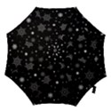 Christmas Snowflake Seamless Pattern With Tiled Falling Snow Hook Handle Umbrellas (Medium) View1