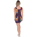 Funny Christmas Pattern With Reindeers Bodycon Dress View4