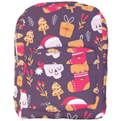 Pattern Christmas Funny Full Print Backpack by Vaneshart