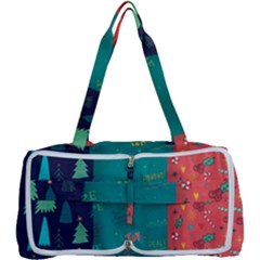 Hand Drawn Christmas Pattern Collection Multi Function Bag by Vaneshart