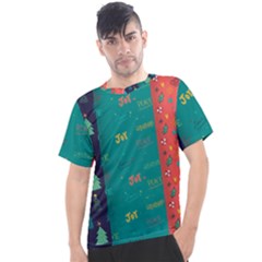 Hand Drawn Christmas Pattern Collection Men s Sport Top by Vaneshart