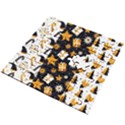 Black Golden Christmas Pattern Collection Wooden Puzzle Square View2