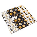 Black Golden Christmas Pattern Collection Wooden Puzzle Square View3