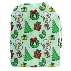 Colorful Funny Christmas Pattern Cartoon Drawstring Pouch (3xl) by Vaneshart