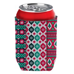 Flat Design Christmas Pattern Collection Can Holder